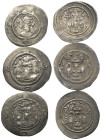 Griechische Münzen - Lots.


Sasanidisches Königreich.

Lot (3 Stück, Silber): Drachme; ca. 5. - 6. Jhdt. n. Chr.

Sehr schön - fast sehr schön...