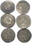 Griechische Münzen - Lots.


Sasanidisches Königreich.

Lot (3 Stück, Silber): Drachme; ca. 5. - 6. Jhdt. n. Chr.

Sehr schön - fast sehr schön...