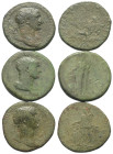 Römische Münzen - Lots. Kaiserzeit.

Lot (3 Stück, Bronze): As und Dupondius (2x) des Traianus (98 - 117 n. Chr.).

Fast sehr schön.

Verkauft w...