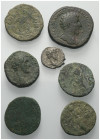 Römische Münzen - Lots. Kaiserzeit.


Lot (7 Stück, Silber (1x) und Bronze): Denar und Bronzemünzen (Asse, Sesterz).
Unter anderem: Antoninus Pius...