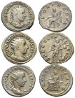 Römische Münzen - Lots. Kaiserzeit.


Lot (3 Stück, Silber): Antoniniane des Gordianus III. (238 - 244 n. Chr.).

Sehr schön.

Verkauft wie bes...