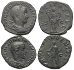 Römische Münzen - Lots. Kaiserzeit.


Lot (2 Stück, Bronze): Sesterzen des Gordianus III. (238 - 244 n. Chr.) und Herennius Etruscus (251 n. Chr.)....