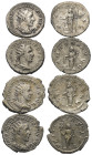 Römische Münzen - Lots. Kaiserzeit.


Lot (4 Stück, Silber): Antoniniane des Philippus I. Arabs (244 - 249 n. Chr.).

Patina, sehr schön / fast v...