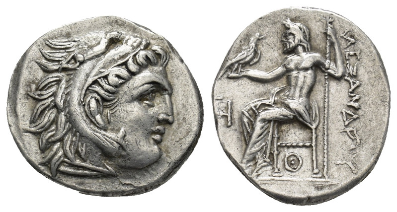 Kingdom of Macedon, Antigonos I Monophthalmos AR Drachm. (18mm, 4.24 g) In the n...