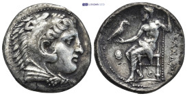 Kingdom of Macedon, Alexander III 'the Great' AR Tetradrachm. (27mm, 16.14 g) Pella, circa 315-310 BC. Head of Herakles right, wearing lion skin headd...