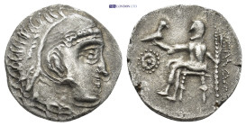 EASTERN EUROPE. Imitation of Alexander III of Macedon. Drachm (17mm, 3.74 g) (2nd-1st centuries BC). Obv: Head of Herakles right, wearing lion skin. R...