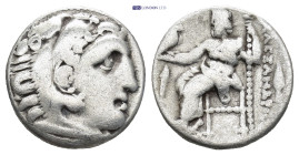 Kings of Macedon, Philip III Arrhidaios (323-317). AR Drachm. (16mm, 3.65 g) In the name and types of Alexander III. Kolophon, c. 322-319 BC. Head of ...