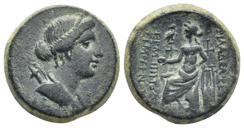 Lydia, Philadelphia. 2nd-1st centuries BC. Æ (19mm, 9.33 g). Hermippos, son of H...