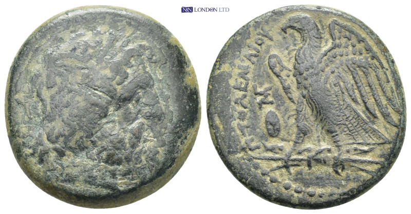Ptolemaic Kingdom. Ptolemy II Philadelphos (285-246 BC) AE 15.8 Gr. 28mm.
 Head ...