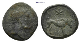 Uncertain Greek Bronze Coins (0.92Gr. 10mm.)