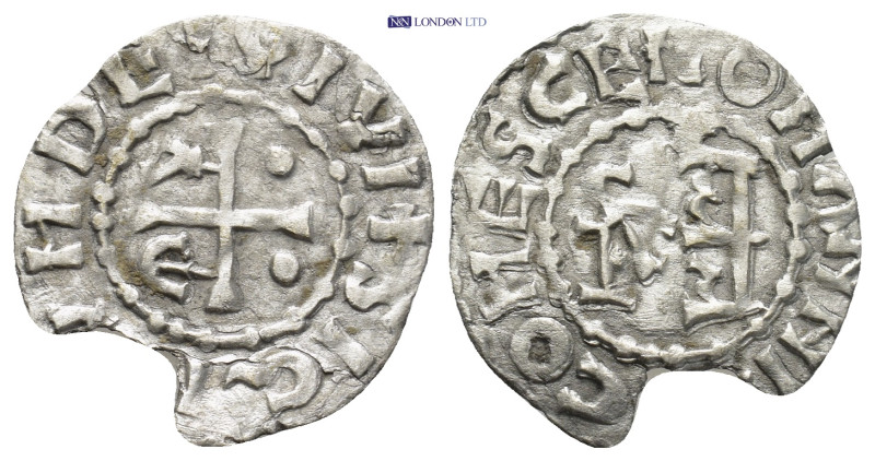 France, Maine (County). Herbert I 'le Éveillé-Chien' (Wakedog) AR Denier. (24mm,...