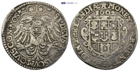Republic of the Seven Netherlands (Dutch Republic). Zeeland. 1581-1795. AR Arendsdaalder (38mm, 20.0 g). Middelburg mint. Dated 1602. Nimbate double-h...