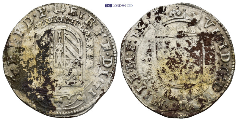 Uncertain Medieval Silver Coins Ar. 2.84 Gr. 27mm.
