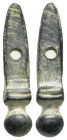 Roman bronze gladius sword pendant (1st- 3rd century AD) (30mm, 3.3 g)