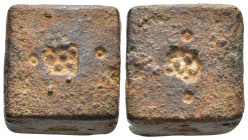 Bronze cubical weight. (20mm, 59.55 g)