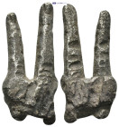 A silver parts of two fingers? (Antique greek)(26mm, 14.8 g)