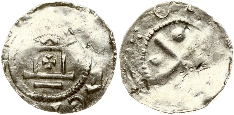 Germany, Speier. Otton III (983-1002). Denar Dbg. 826. Silver 1.41 g, 17 mm.

...