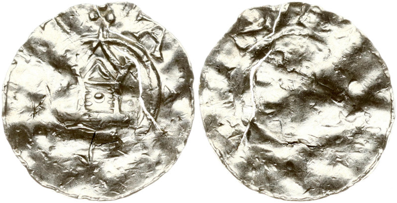 Germany, Saxony. Otto III (983-1002). Denar Otto Adelheid type. Obv: short cross...