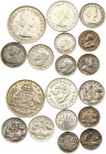 Australia 3 Pence - Florin 1910-1962 Lot of 9 coins