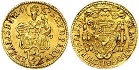 Salzburg 1/4 Ducat 1714