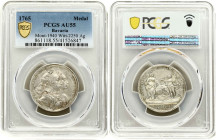 Wedding Medal 1765 PCGS AU 55 MAX GRADE