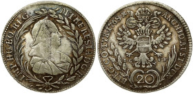 20 Kreuzer 1768 A IC-SK