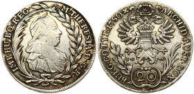 20 Kreuzer 1780 A IC-FA