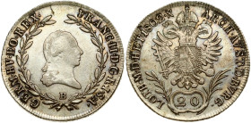 Austria 20 Kreuzer 1802 B