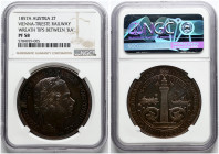 Austria 2 Taler 1857 A Opening of Vienna-Trieste Railway NGC PF 58