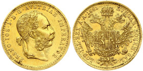 Austria Ducat 1881