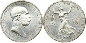 Austria 5 Corona 1908 60 Years of Reign