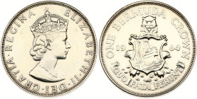 Bermuda 1 Crown 1964