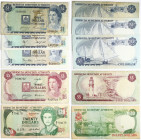 Bermuda 1 - 20 Dollars 1978-1989 Lot of 5 pcs