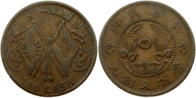 China Honan Province 100 Cash (1928)