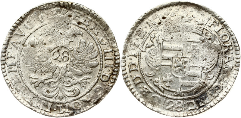 Germany, Oldenburg. Anton Gunther (1603-1667). 28 Stuber ND (1637-1649), Jever m...