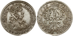 Brandenburg-Prussia 18 Groscher 1679 HS Konigsberg
