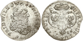 Brandenburg-Prussia 6 Groscher 1686 BA