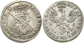 Brandenburg-Prussia 18 Groscher 1699 SD Konigsberg