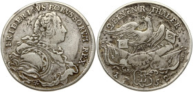 Prussia 1/2 Taler 1752 B