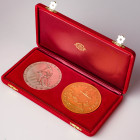 Italy Medal Bolzano Henrici Karl 1987 Set Lot of 2 pcs