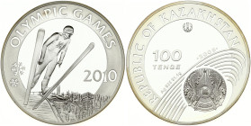 Kazakhstan 100 Tenge 2009 Winter Games