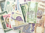Lebanon 5 Livres 1964-1986 and other World banknotes Lot of 29 pcs