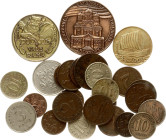 Estonia 1 Mark - 250 Krooni 1922-2008 Lot of 26 pcs
