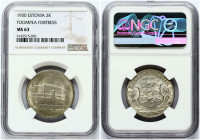 Estonia 2 Krooni 1930 NGC MS 63