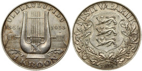 Estonia 1 Kroon 1933 Singing Festival