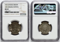 Estonia 1 Kroon 1933 10th Singing Festival NGC MS 63