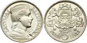 Latvia 5 Lati 1931