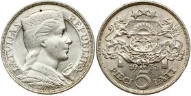 Latvia 5 Lati 1931