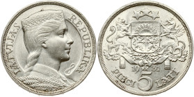 Latvia 5 Lati 1931