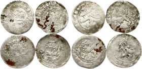 Prague Groschen ND Kuttenberg Lot of 4 coins